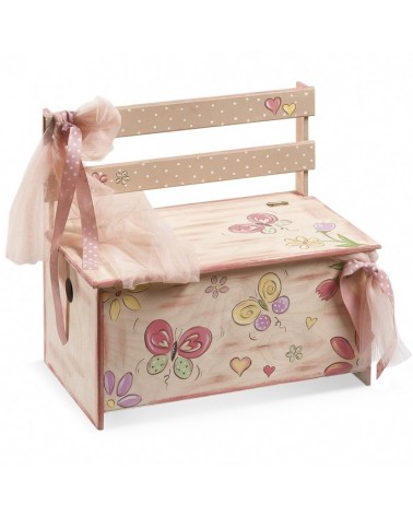 BAPTISM BOX butterfly bench....
