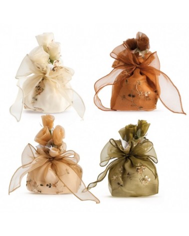 Organza pouch with....