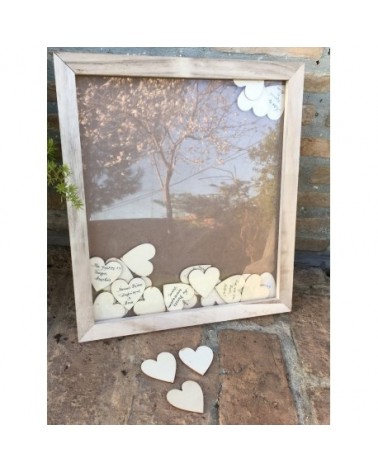 WOODEN WISH FRAME WITH 50....