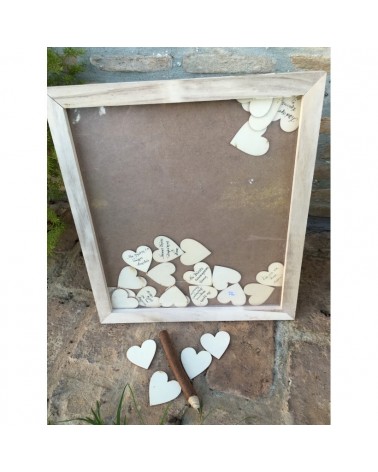 WOODEN WISH FRAME WITH 50....