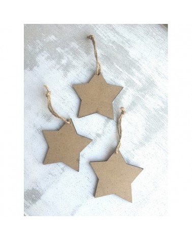 WOODEN STAR FOR WISH TREE....