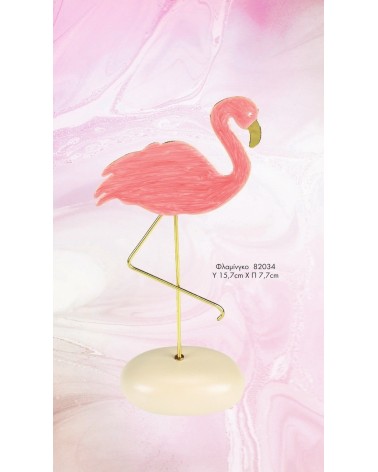 Flamingo christening favor....