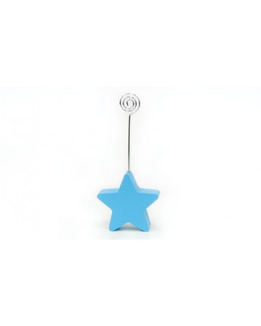 ZOOM NEW WOODEN BLUE STAR....