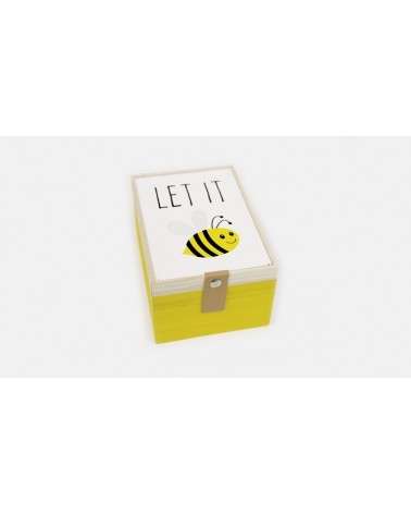WOODEN BOX LET IT BEE....