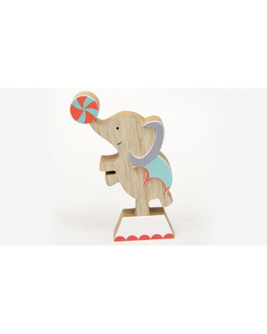 ELEPHANT WOODEN STAND 15cm....
