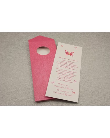 BUTTERFLY BAPTISM INVITATIONS.