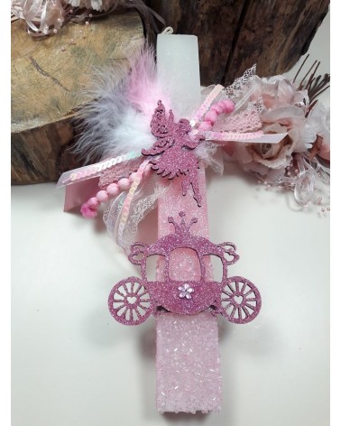 EASTER CANDLE WAGON & FAIRY....